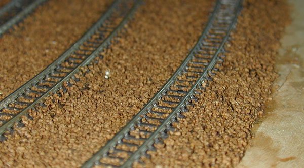 Do it Yourself in Z scale Laying and Ballasting Z scale Track